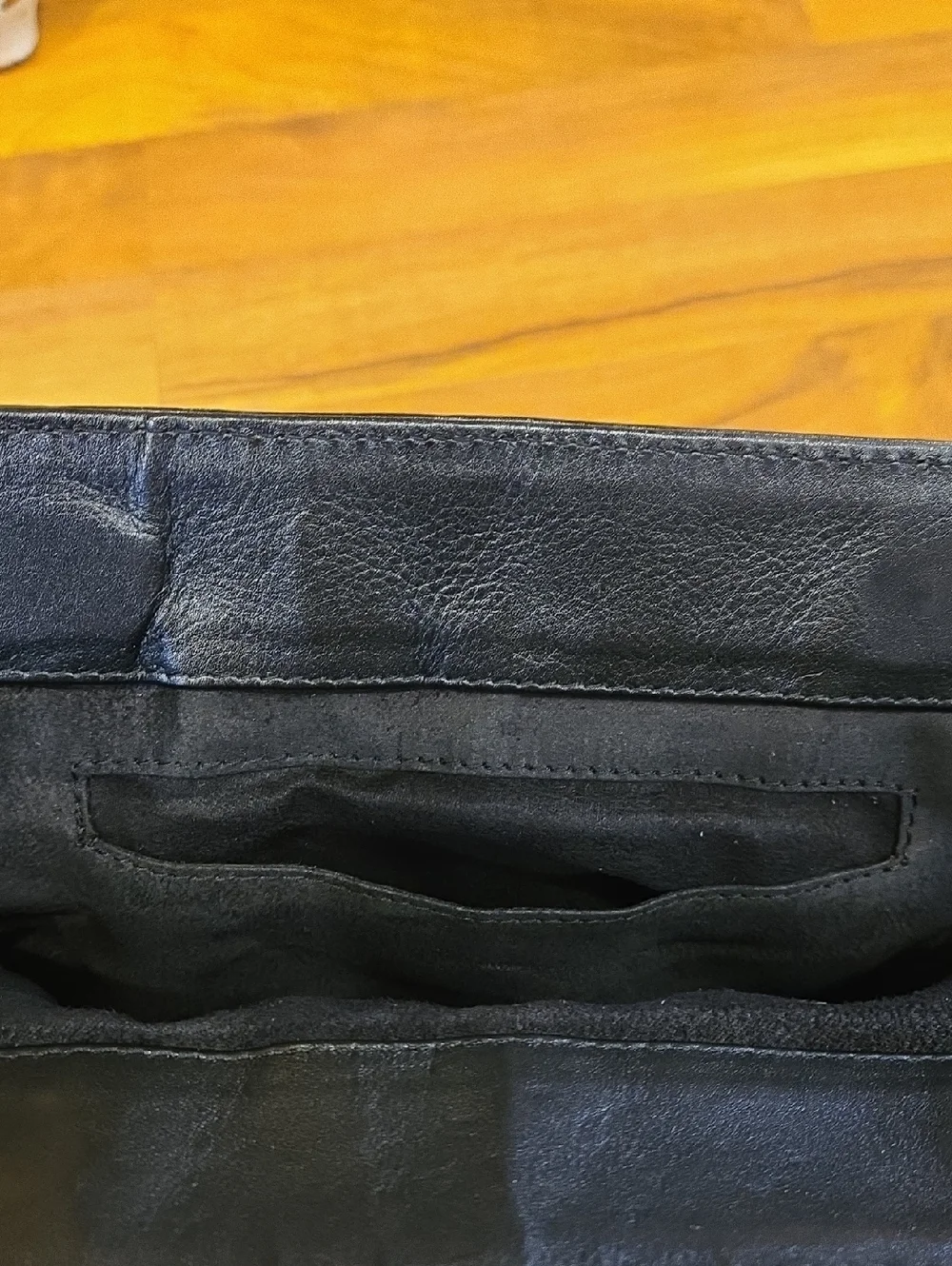 Genuine Amethyst Leather Purse/Clutch
